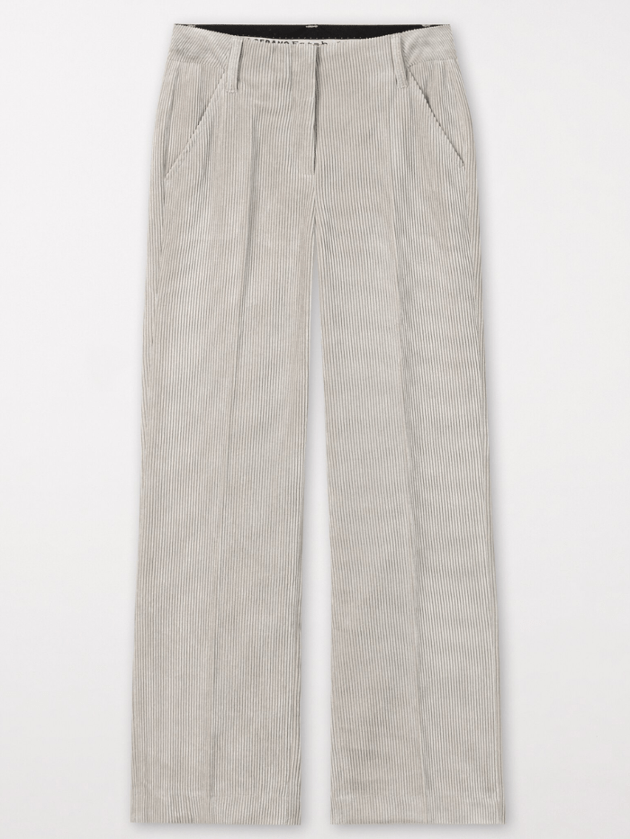 Luisa Cerano Trousers Luisa Cerano Stone Cord Wide Leg Trousers 688605 3556 Col 0122 izzi-of-baslow