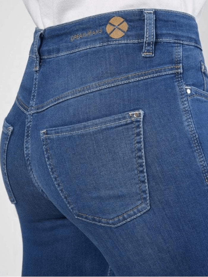 Mac Jeans Dream Denim Straight Legs 5401-90-355L | D569 Mid Blue Authentic