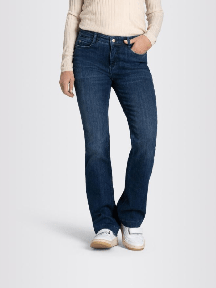 Mac Jeans DREAM BOOT Cobalt Authentic Wash Jeans 5429 0358L D574 izzi-of-baslow