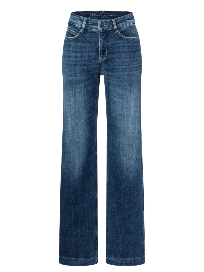 Mac Jeans Trousers:Jeans 32/32 Mac DREAM Wide Cobalt Authentic Wash Blue Jeans 5439 0358L D574 izzi-of-baslow