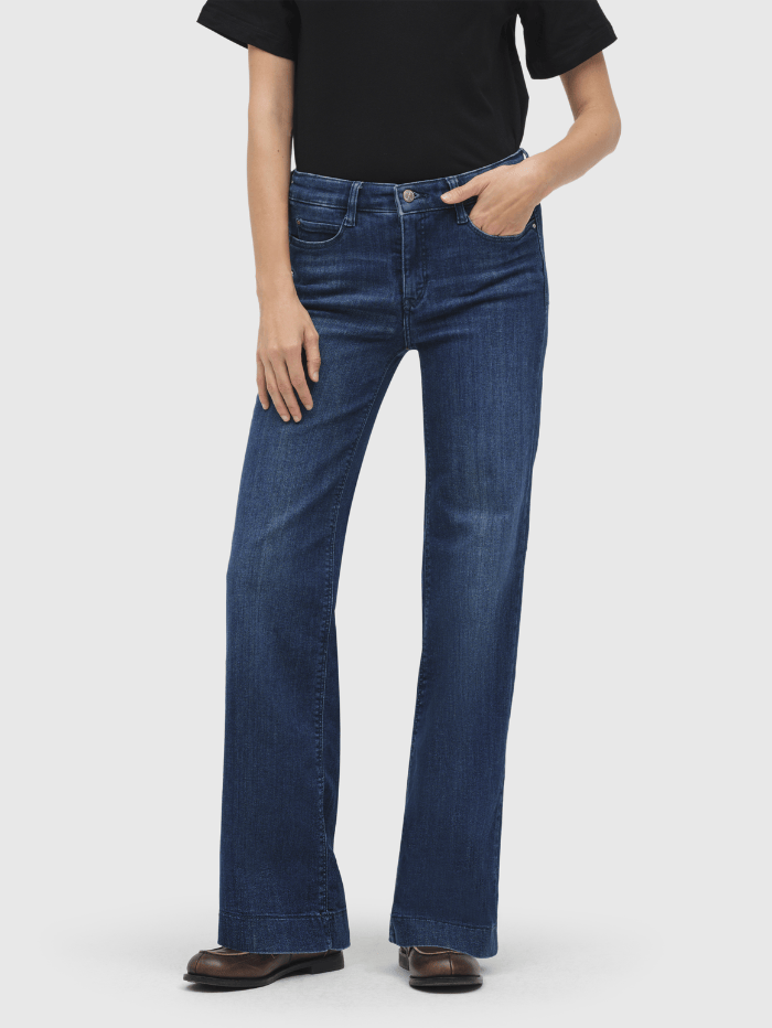 Mac Jeans Trousers:Jeans 32/32 Mac DREAM Wide Cobalt Authentic Wash Blue Jeans 5439 0358L D574 izzi-of-baslow