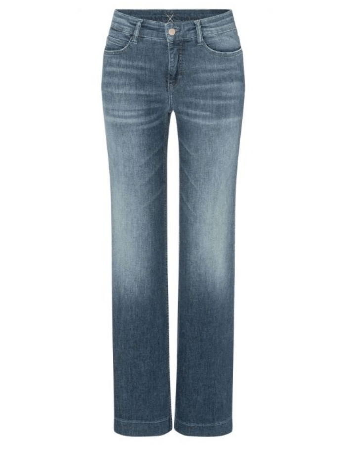 Mac Jeans Trousers:Jeans Mac T DREAM Wide Authentic Mid Blue Tinted 5439 0356 D642 izzi-of-baslow