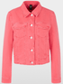 Marc Cain Additions Coats and Jackets 1 Marc Cain Additions Rethink Together Denim Jacket In Coral YA 31.02 D64 COL 222 izzi-of-baslow