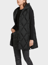 Marc-Cain-Additions-Black-Hooded-Quilted-Gilet VA 37.02 W72 COL 900 izzi-of-baslow