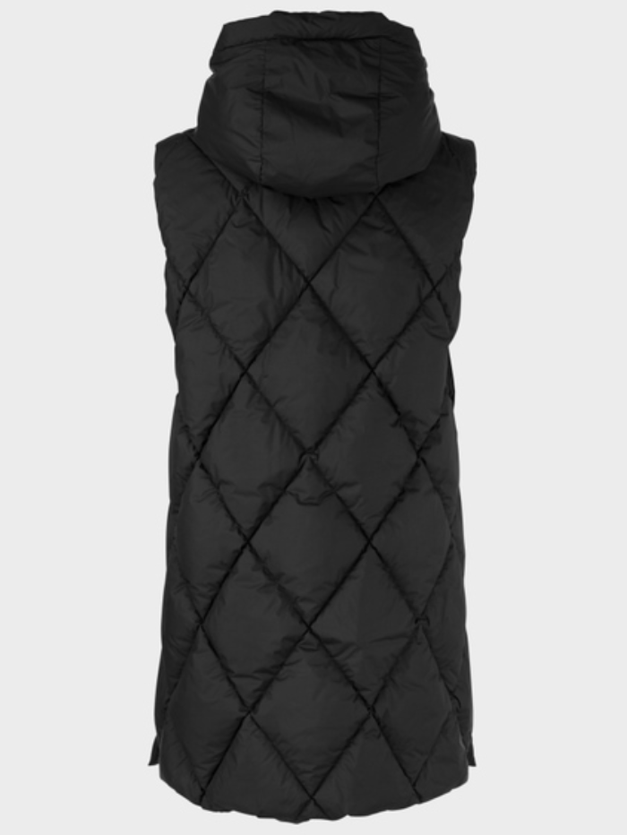 Marc-Cain-Additions-Black-Hooded-Quilted-Gilet VA 37.02 W72 COL 900 izzi-of-baslow