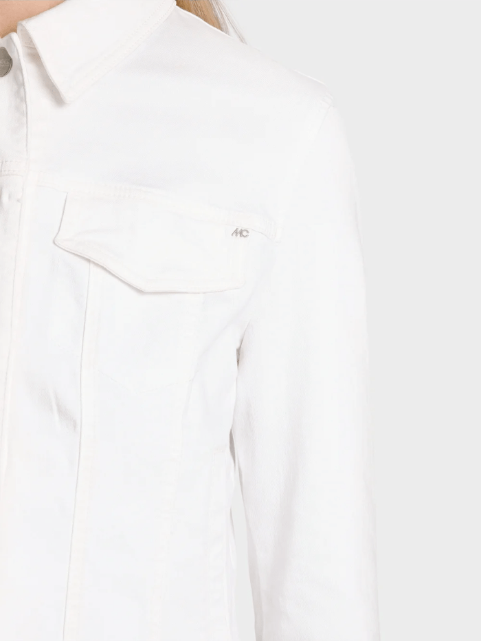 Marc-Cain-Additions-White-Denim-Jacket-WA 31.20 D50 COL 100 izzi-of-baslow