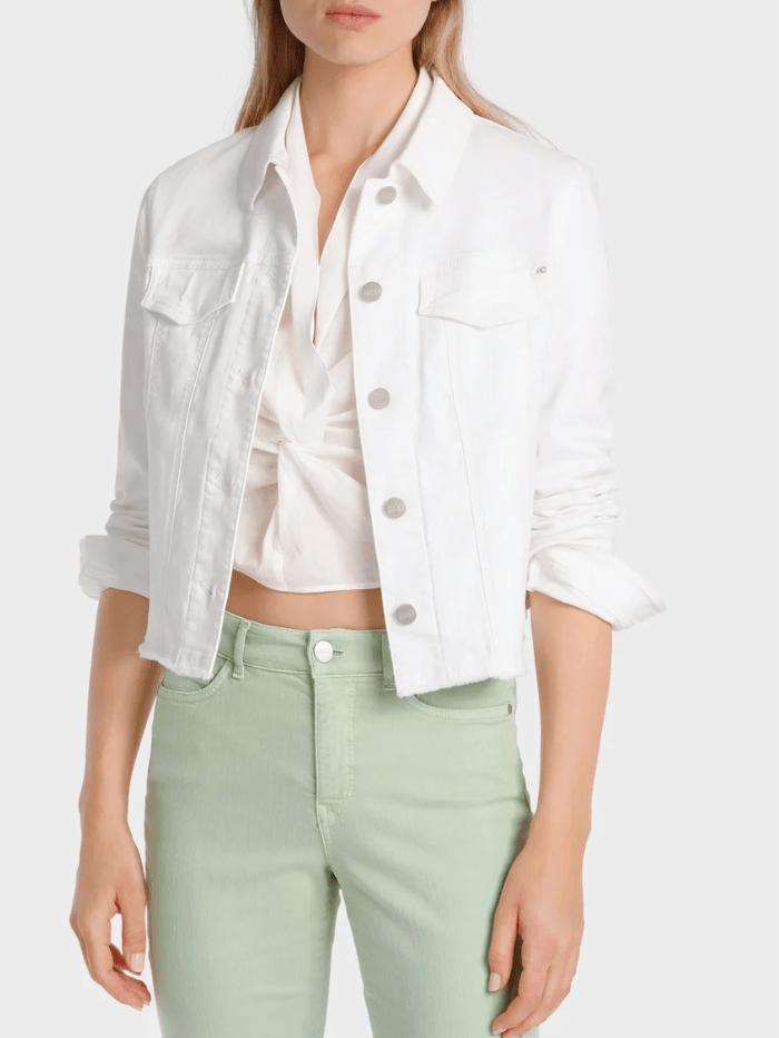 Marc-Cain-Additions-White-Denim-Jacket-WA 31.20 D50 COL 100 izzi-of-baslow