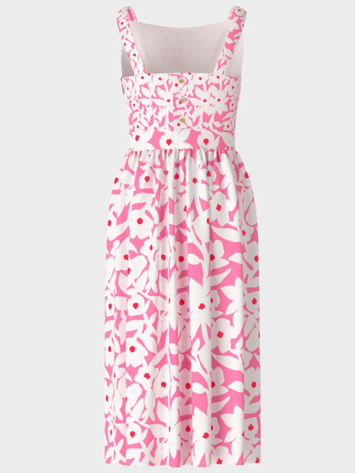 Marc-Cain-Additions-Patterned-Strap-Dress-With-Ruffled-Skirt-WA 21.09 W17-COL-100-izzi-of-baslow