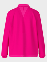 Marc-Cain-Additions-Pink-V-Neck-Blouse WA 51.03 W39 COL 245 izzi-of-baslow