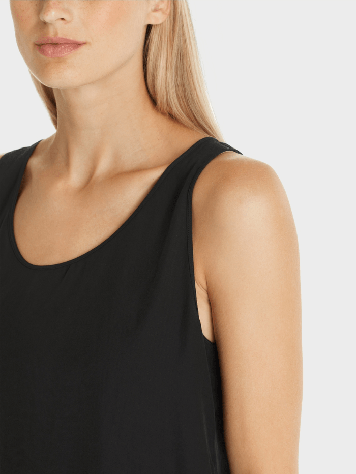 Marc Cain Additions Tops Marc Cain Additions Sleeveless Top In Black WA.61 01 W76 COL 900 izzi-of-baslow