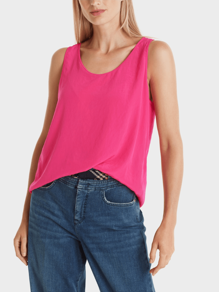 Marc Cain Additions Tops Marc Cain Additions Sleeveless Top In Pink WA.61 01 W76 COL 245 izzi-of-baslow