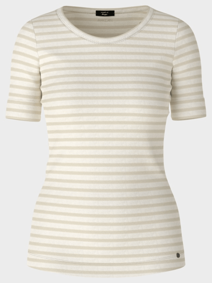 Marc-Cain-Additions-Striped-T-Shirt-In-Smoke WA 48.09 J90 COL 182-izzi-of-baslow