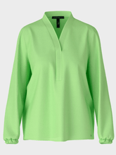 Marc-Cain-Additions-Blouse-With-V-Neck-In-Apple-Green-WA 51.03 W39-COL-531-izzi-of-baslow