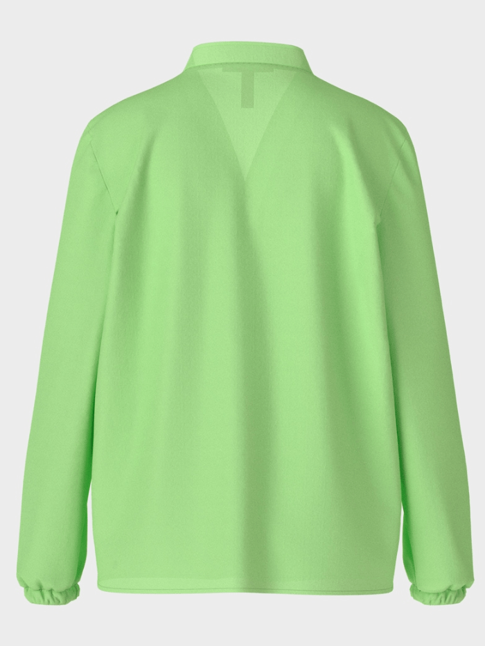 Marc-Cain-Additions-Blouse-With-V-Neck-In-Apple-Green-WA 51.03 W39-COL-531-izzi-of-baslow