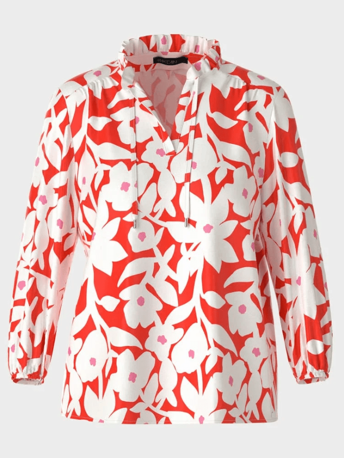Marc-Cain-Additions-Viscose-Blouse-With-Print-WA 51.09 W18-COL-223 izzi-of-baslow