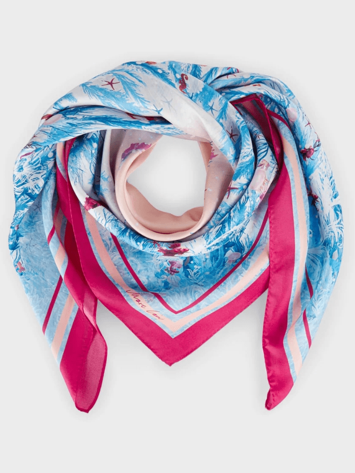 Marc Cain Collections Accessories 1 / One Size Marc Cain Collections Scarf In Deep Fuchsia WC B1.04 Z52 COL 267 izzi-of-baslow