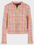 Marc-Cain-Collections-Bouclé-Jacket-In-Multicoloured-Check WC 31.21 W57 COL 531 izzi-of-baslow