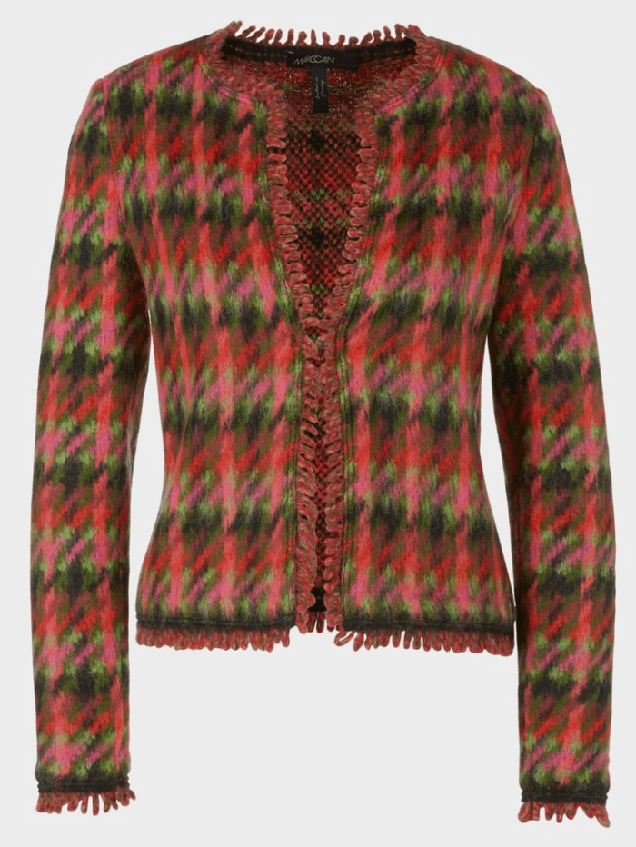 Marc-Cain-Collections-Chequered-Cardigan-Jacket VC 39.23 M37 COL 573 izzi-of-baslow