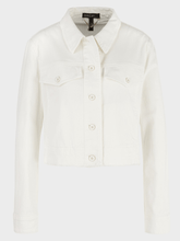 Marc-Cain-Collections-Denim-Jacket-In-Off-White WC 31.10 D69 COL 110 izzi-of-baslow
