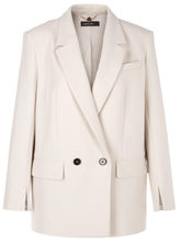 Marc Cain Collections Classic Double Breasted Blazer In Smoke VC 34.16 W22 COL 182 izzi-of-baslow