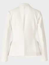 Marc-Cain-Collections-Slim-Fit-Knitted-Blazer-In-Off-White WC 34.11 J43 COL 110 izzi-of-baslow