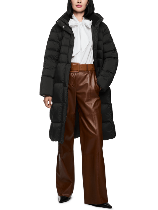 Marc Cain Collections Women's Quilted Down Coat With Hood ZC 11.13 W68 Col 900