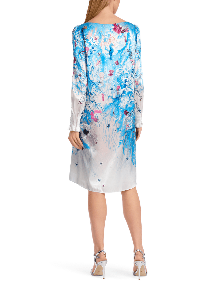 Marc-Cain-Collections-Print-Dress-In-Light-Azure-WC 21.69 W89 Col 341 izzi-of-baslow