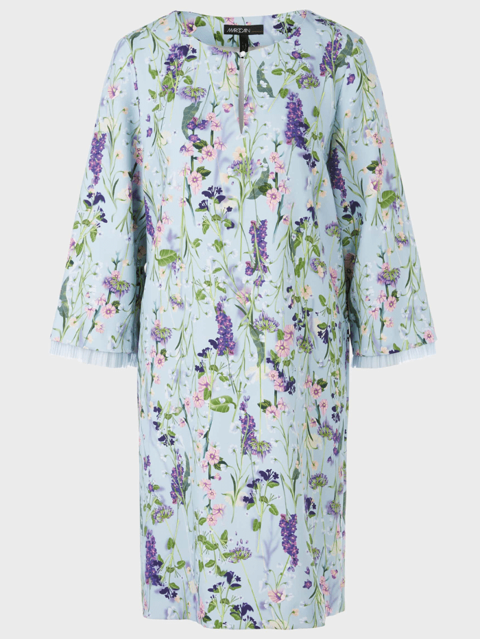 Marc Cain Collections Dresses Marc Cain Collections Floral Printed Dress WC 21.22 W21 Col 320 izzi-of-baslow