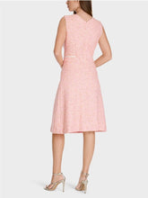 Marc Cain Collections Dresses Marc Cain Collections Sleeveless Checked Dress In Soft Seashell WC 21.67 W88 Col 212 izzi-of-baslow