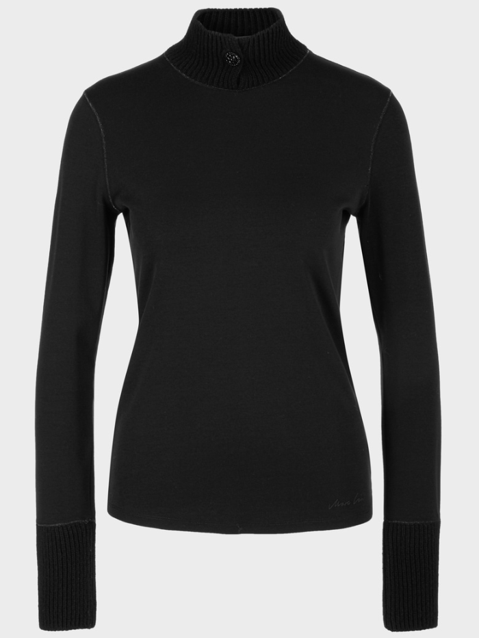 Marc-Cain-Collections-Black-Turtleneck-Jumper-VC 48.25 J71 COL 900 izzi-of-baslow