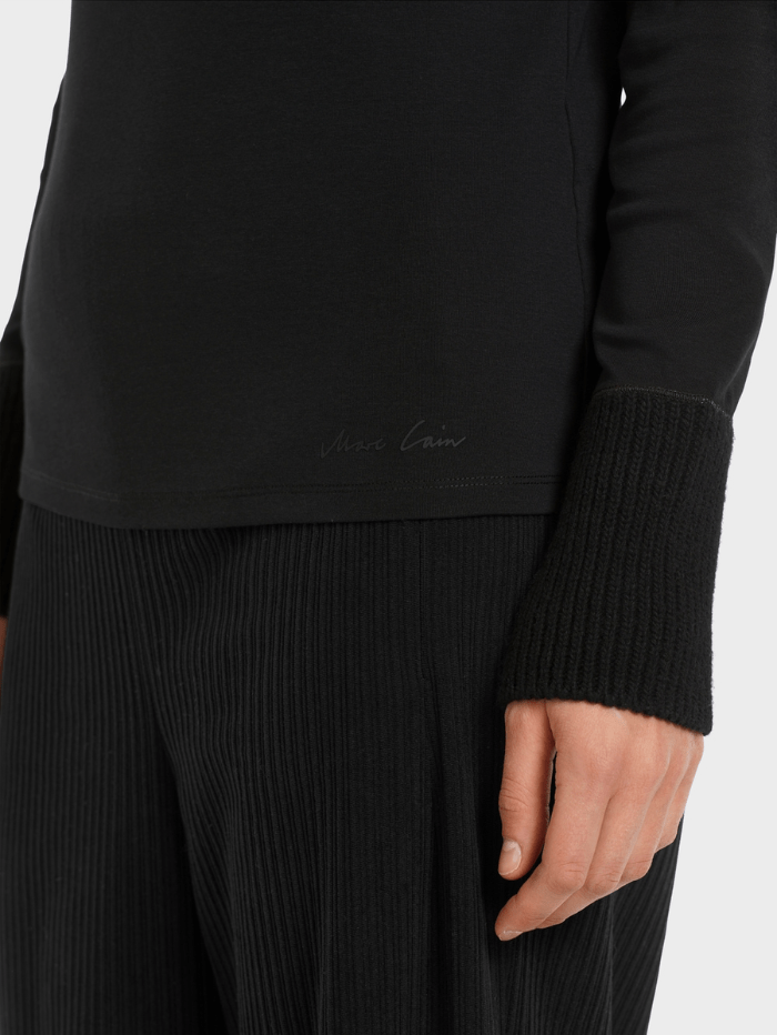 Marc-Cain-Collections-Black-Turtleneck-Jumper-VC 48.25 J71 COL 900 izzi-of-baslow