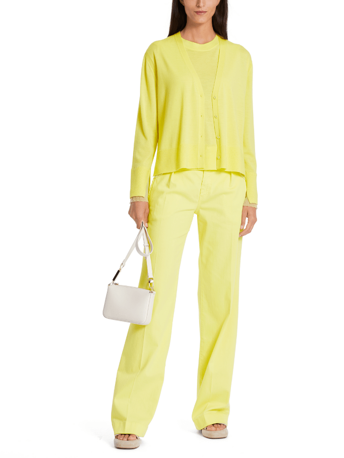 Marc-Cain-Collections-Cardigan-In-Pale-Lemon WC 39.10 M73 COL 420 izzi-of-baslow