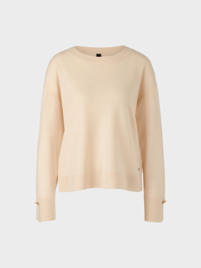 Marc Cain Collections Dark Cream Jumper VC 41.11 M51 COL 132 izzi-of-baslow