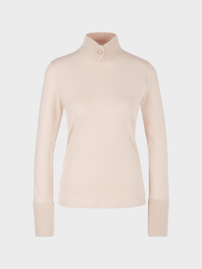 Marc-Cain-Collections-Turtleneck-Top-In-Soft-Blossom-VC 48.25 J71 COL 157 izzi-of-baslow