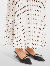 Marc Cain Collections Skirts Marc Cain Collections Maxi Pleated Skirt With Polka Dot Print YC 71.15 W28 COL 110 izzi-of-baslow