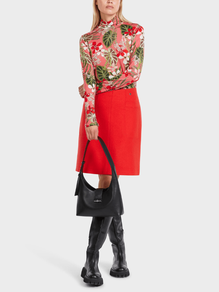 Marc-Cain-Collections-Red-Wool-Mini-Skirt-VC 71.22 J30 COL 270 izzi-of-baslow