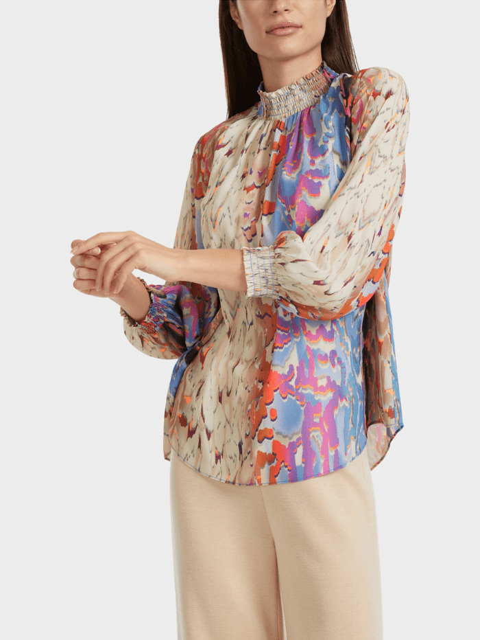 Marc Cain Collections Colourful Print Blouse VC 51.09 W41 COL 321