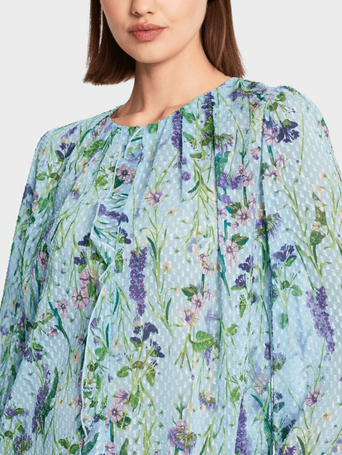 Marc-Cain-Collections-Floral-Design-Blouse WC 51.21 W25 COL 320 izzi-of-baslow