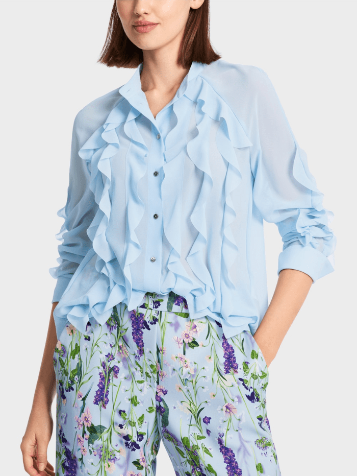 Marc-Cain-Collections-Blouse-With-Flounces WC 51.27 W44 COL 320 Izzi-of-baslow