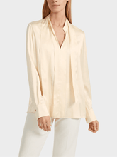 Marc-Cain-Collections-Cream-Blouse-With-Scoop-Neck VC 51.30 W60 COL 116