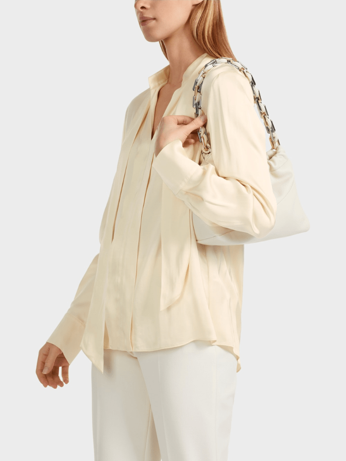 Marc-Cain-Collections-Cream-Blouse-With-Scoop-Neck VC 51.30 W60 COL 116