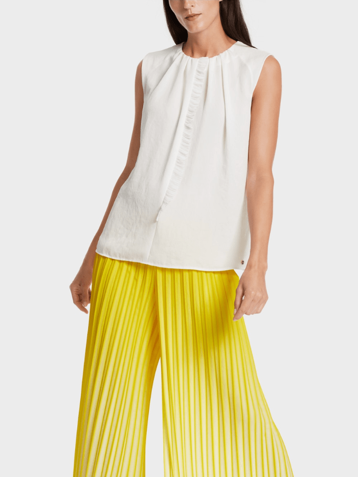 Marc-Cain-Collections-Off-White-Top-With-Ruffle-Detail WC 61.13 W39 COL 110 izzi-of-baslow