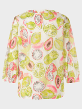 Marc-Cain-Collections-Pale-Lemon-Printed-Blouse WC 51.26 W27 COL 420 izzi-of-baslow