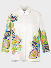 Marc-Cain-Collections-Printed-A-Line-Shirt-WC 51.32 W64 Col 100 izzi-of-baslow