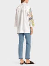 Marc-Cain-Collections-Printed-A-Line-Shirt-WC 51.32 W64 Col 100 izzi-of-baslow