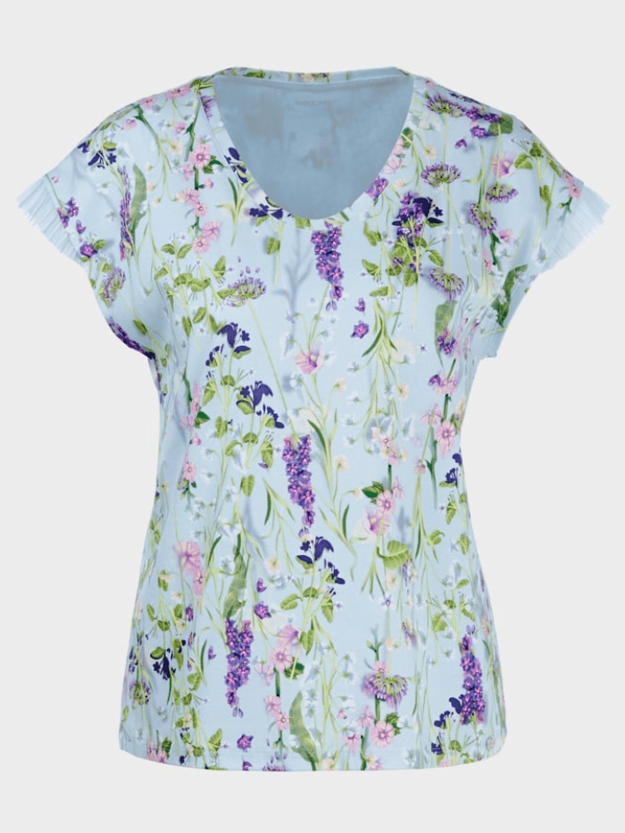 Marc-Cain-Collections-Floral-Printed-T-Shirt-WC 48.23 J19 COL 320 izzi-of-baslow