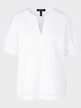 Marc-Cain-Collections-White-Blouse-With-Lace-Details-WC 51.34 W93 COL 100 izzi-of-baslow