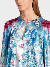 Marc-Cain-Collections-Printed-Blouse-In-Light-Azure-Design-WC 51.47 W89 COL 341 izzi-of-baslow