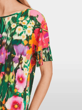Marc-Cain-Collections-Top-With-Pleated-Sleeves-XC 48.27 J04-COL-558 izzi-of-baslow