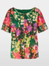 Marc-Cain-Collections-Top-With-Pleated-Sleeves-XC 48.27 J04-COL-558 izzi-of-baslow